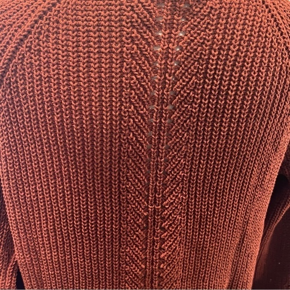 Love + Ellie Burgundy Long Open Cardigan Sweater Small - Picture 10 of 10